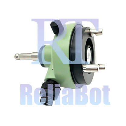 GREEN THREE-JAW METAL TRIBRACH ADAPTER WITH OPTICAL PLUMMET FOR PRISM