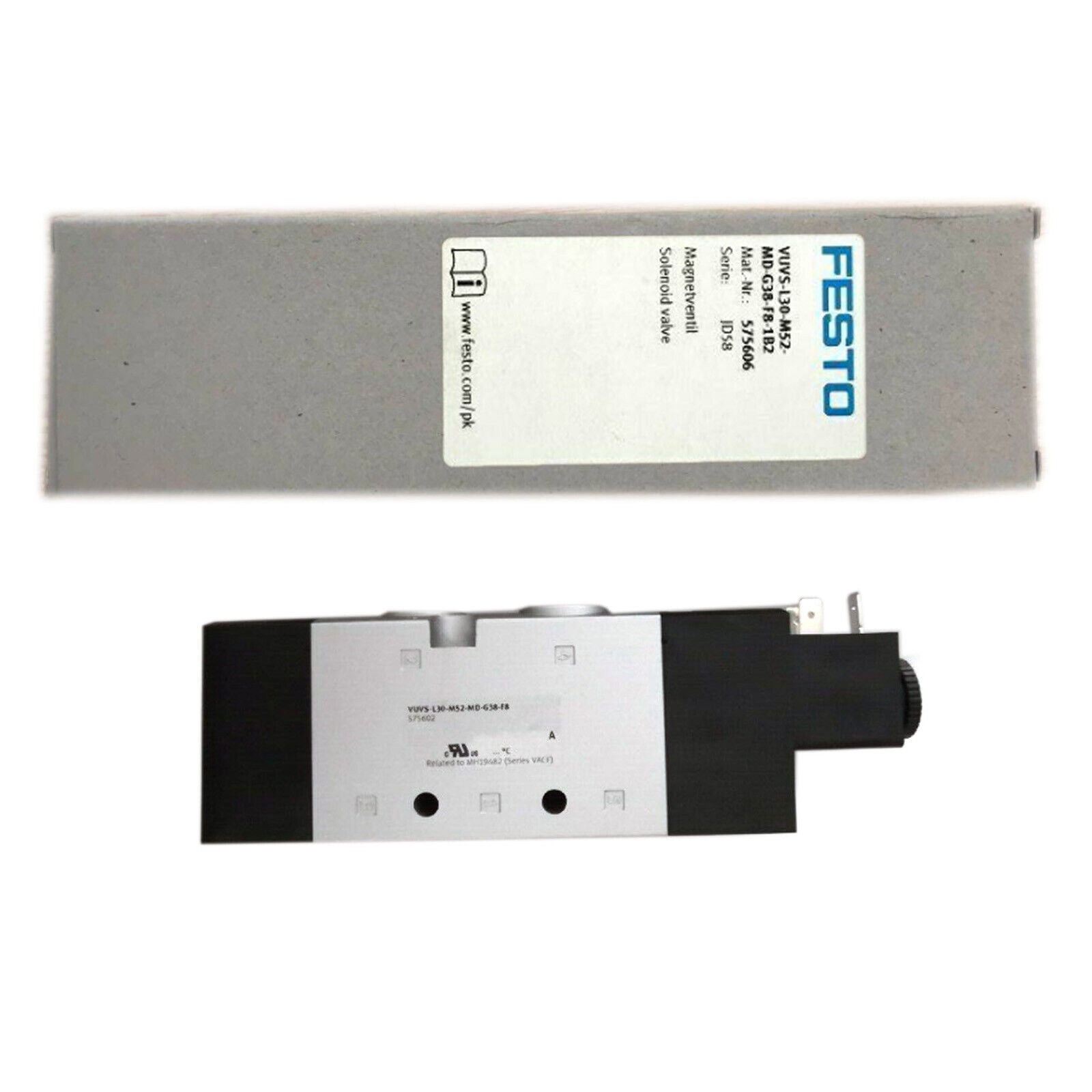 new 1PCS FESTO VUVS-L30-M52-MD-G38-F8-1B2 575606 Solenoid valve - FESTO