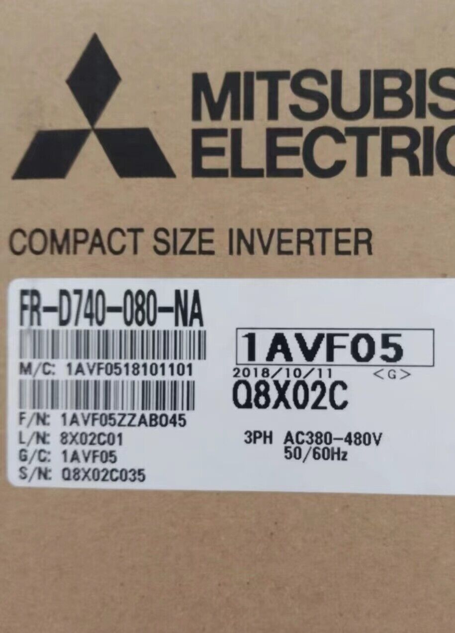 new Factory Sealed FR-D740-080-NA Mitsubishi FR-D740-080-NA