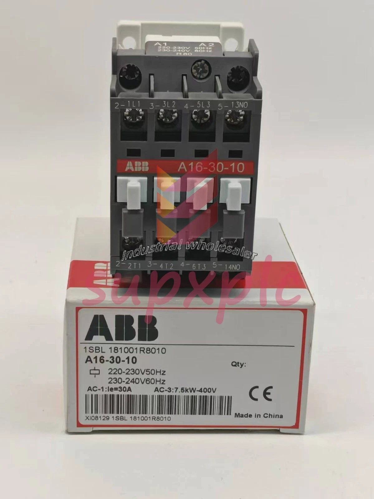 1PC ABB contactor A16-30-10 Coil Voltage AC220V Free delivery