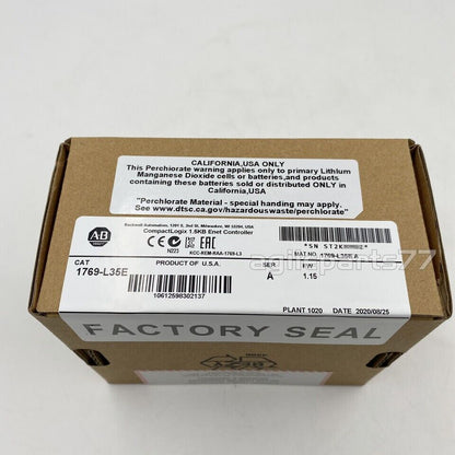 AB 1769-L35E SER A CompactLogix EtherNet Processor 2023 New Factory Sealed - COMPACTLOGIX
