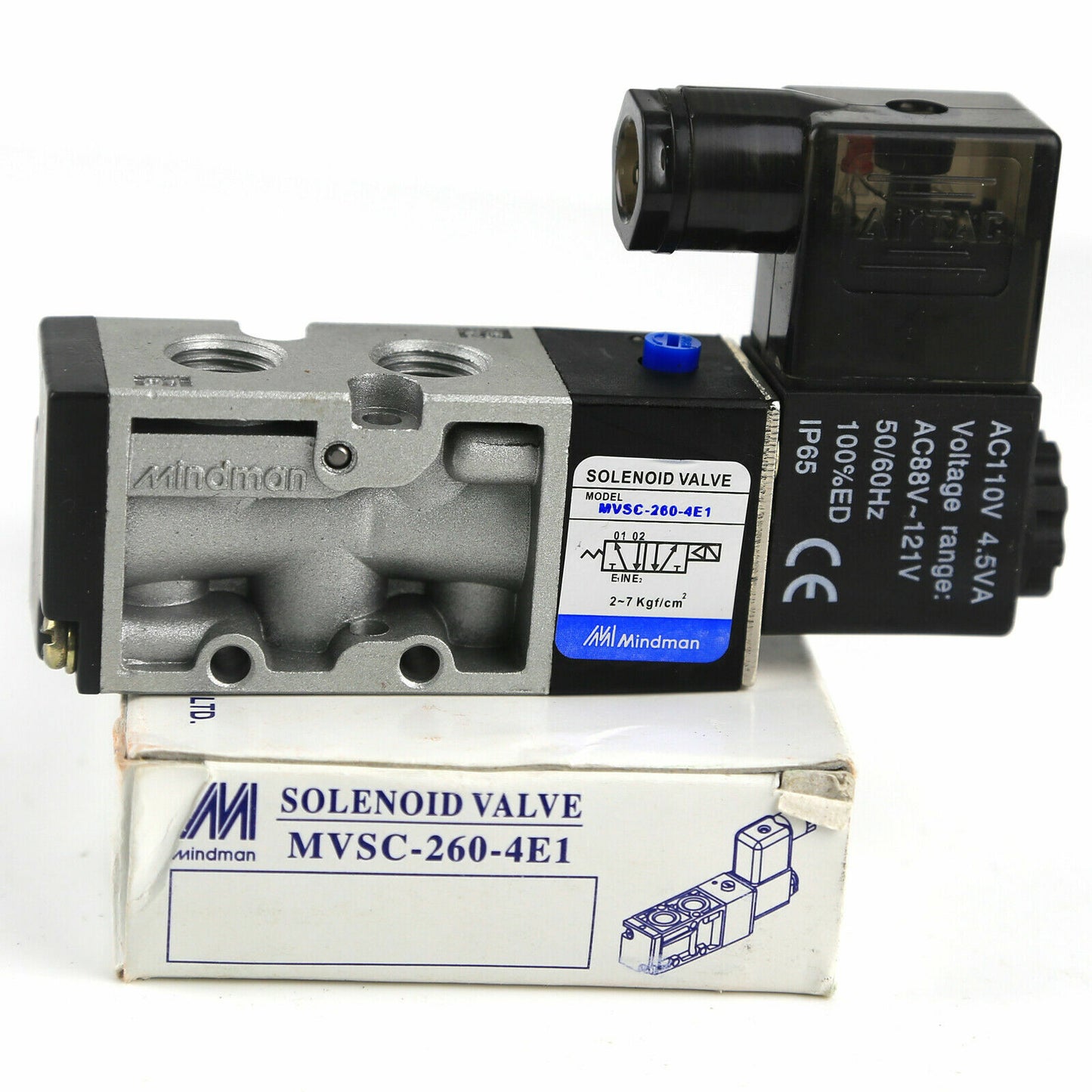Mindman MVSC-260-4E1 AC110V Solenoid Valve - MINDMAN