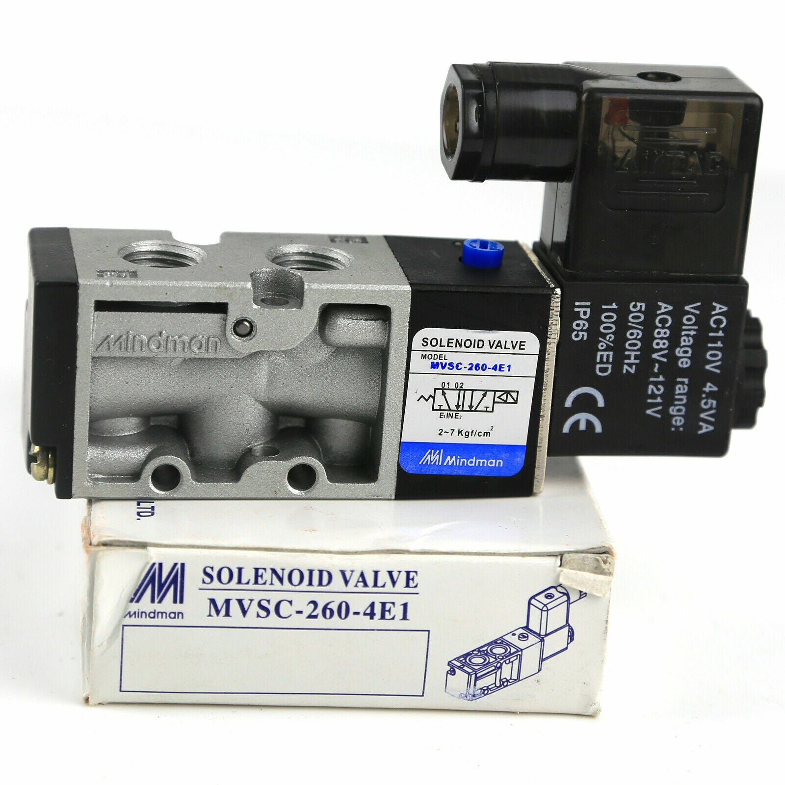 Mindman MVSC-260-4E1 AC110V Solenoid Valve - MINDMAN