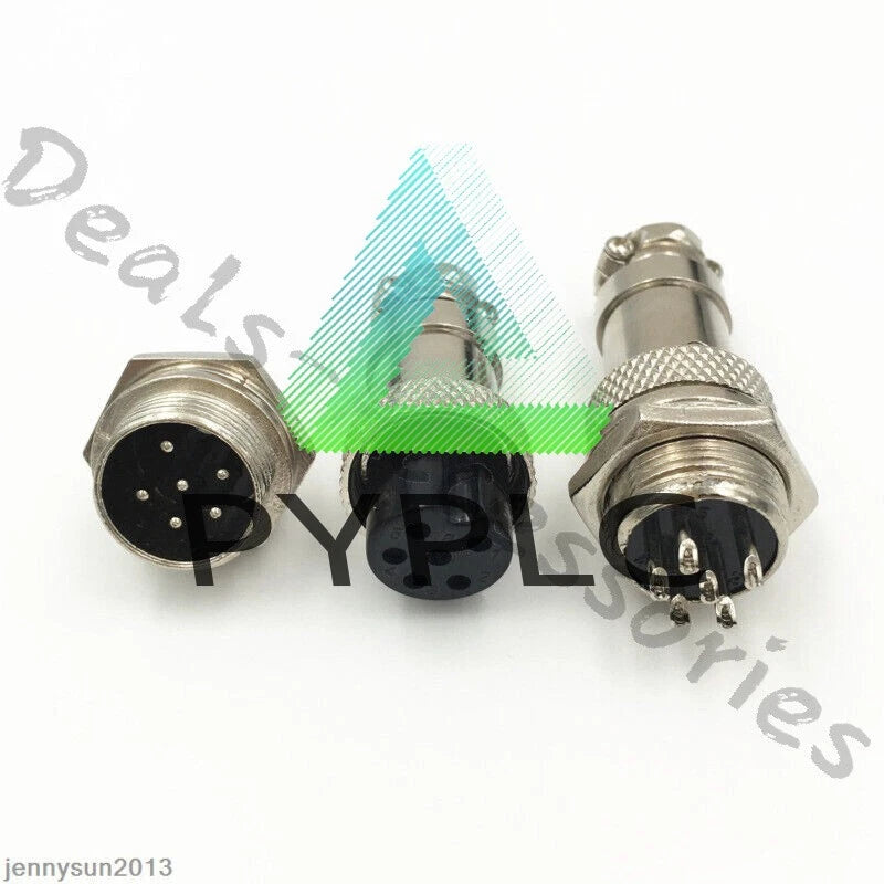 GX16/GX20/GX12 Ation Plug Male&Female Wire Panel Metal Connector 2/3/4/5/6Pin