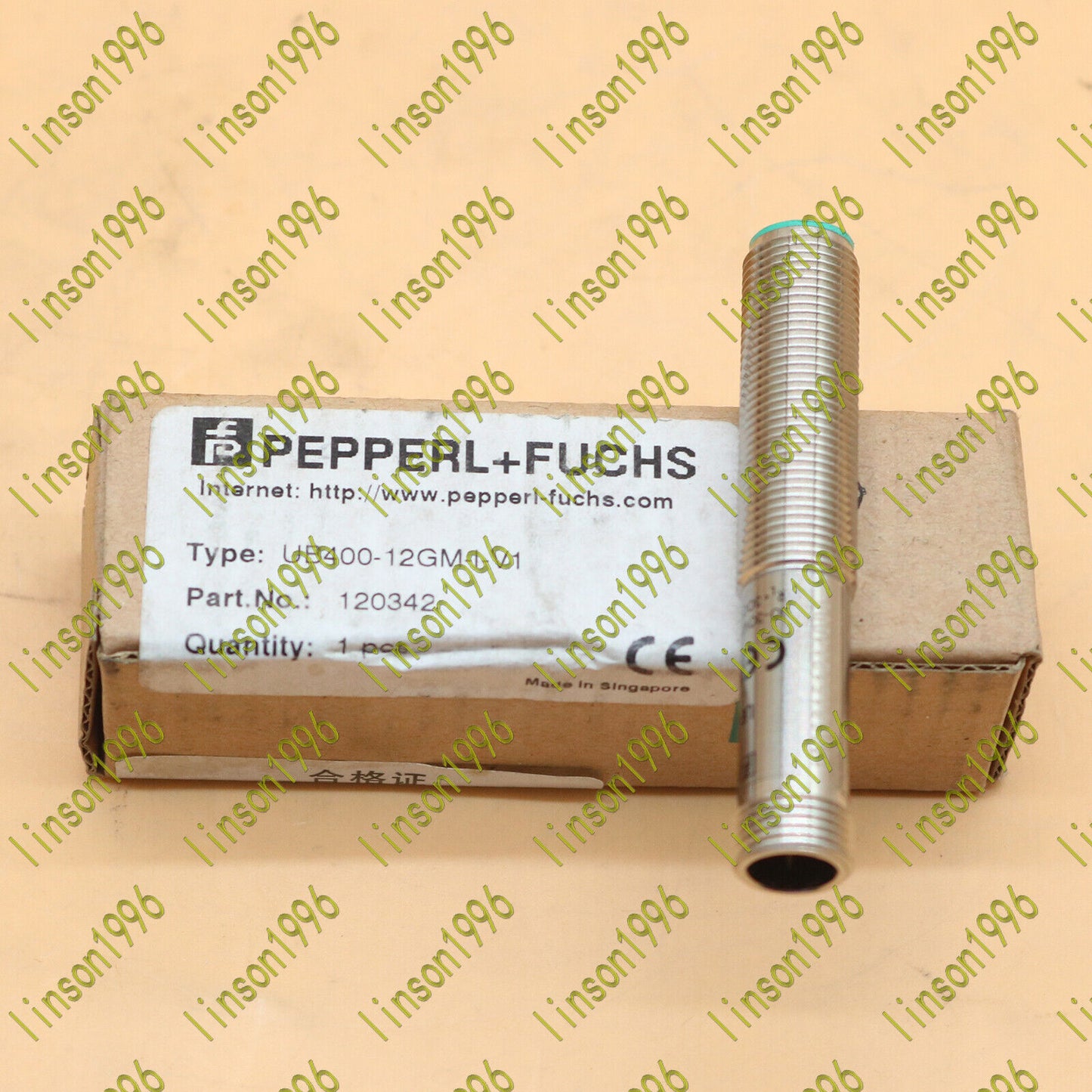 New PEPPERL+FUCHS Ultrasonic Sensor UB400-12GM-I-V1 1 Year - PEPPERL+FUCHS
