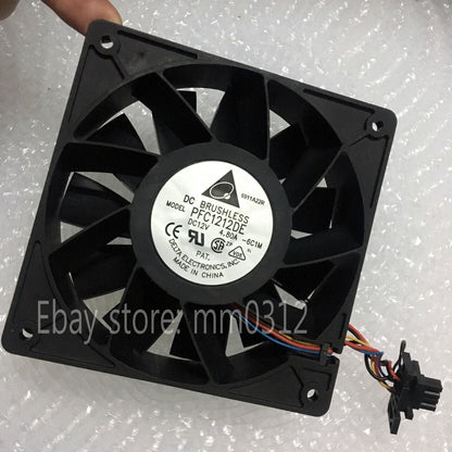 PFC1212DE 12038 12V 4.8A 12CM large air volume server double ball cooling fan