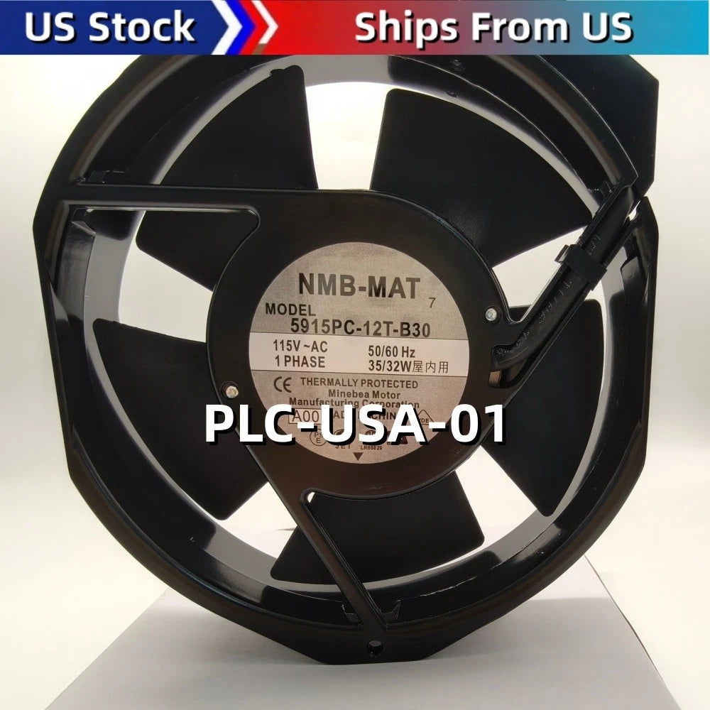 1PC NMB-MAT 5915PC-12T-B30 5915PC12TB30 115V AC 50/60HZ Fan Ships From US