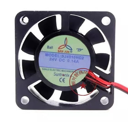 1PCS SJ4010HD2 DC24V 0.14A 4CM 2-wire Inverter Cooling Fan