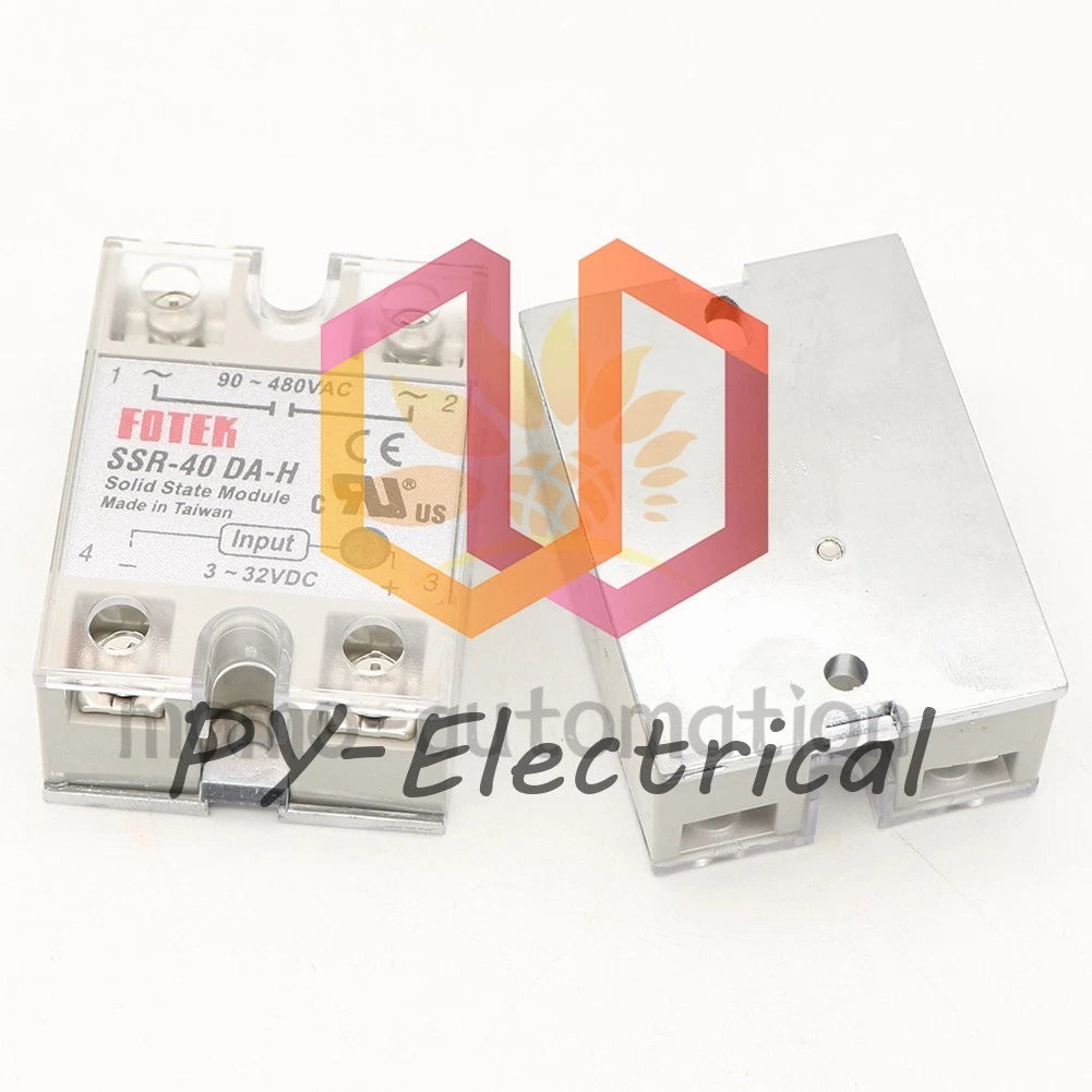 2 PCS FOTEK single-phase solid state relay SSR-40DA-H high voltage 480V 40A