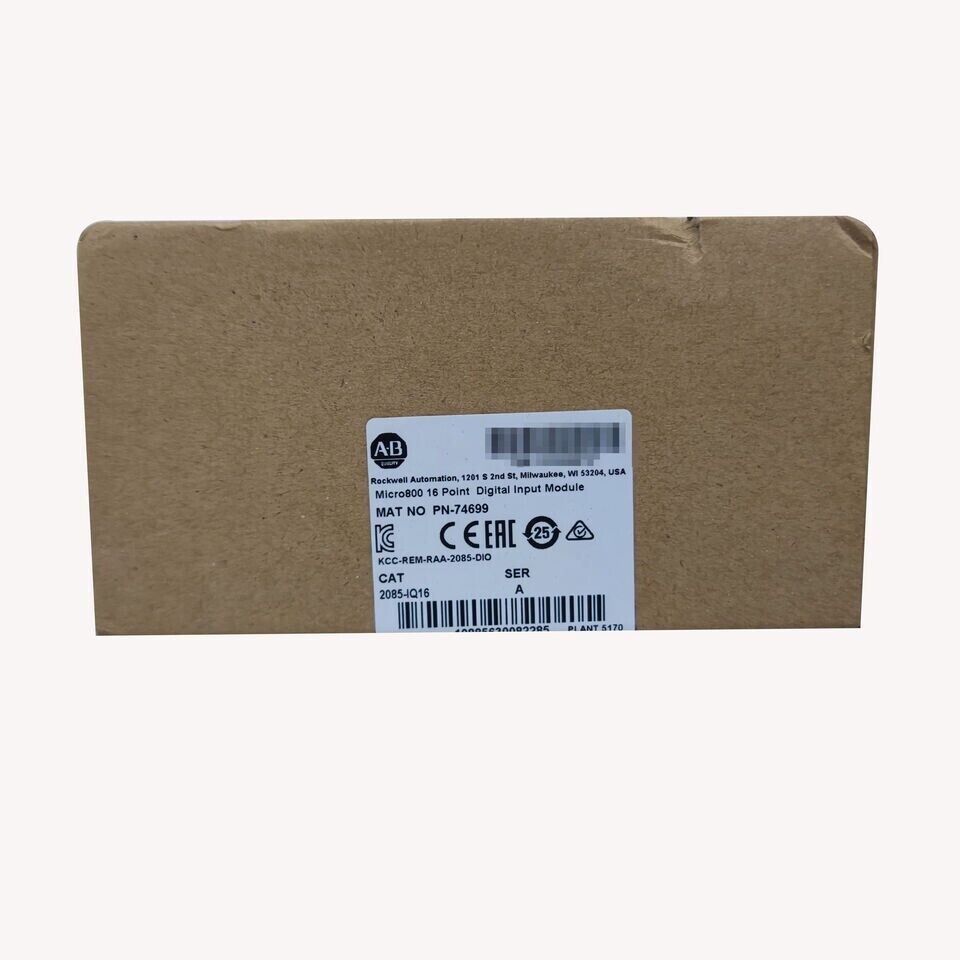Sealed AB 2085-IQ16 Micro800 16 Point Digital Input Module 2085IQ16 | High Sensitivity Data Acquisition | Modular Design | RS-232/485 | High Performance | Sealed Enclosure | 16 Input Points | Professional Grade | Easy Integration | Customizable - SEALED A