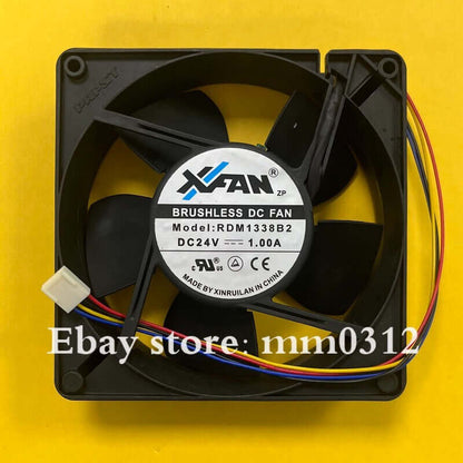 new XFAN RDM1338B2 DC24V 1.00A 12CM 4-Pin Inverter Cooling Fan