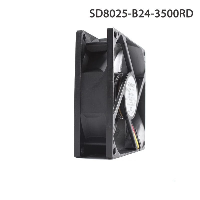 SOKFAN SD8025-B24 8025 24V 0.15A 8cm 3-wire inverter cooling fan