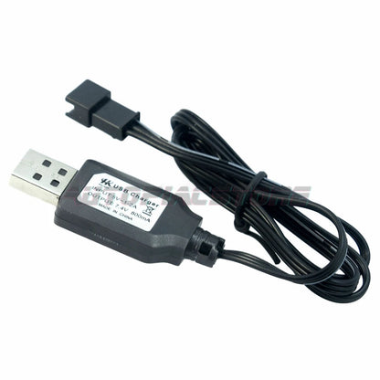 for LiPO Li-Ion RC Toys Battery 7.4V 800mA USB Charge Cable SM-3P positive plug