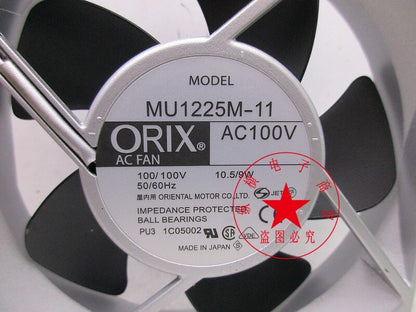 ORIX MU1225M-11 100V 12CM 10.5 9W 12025 Cooling Fan