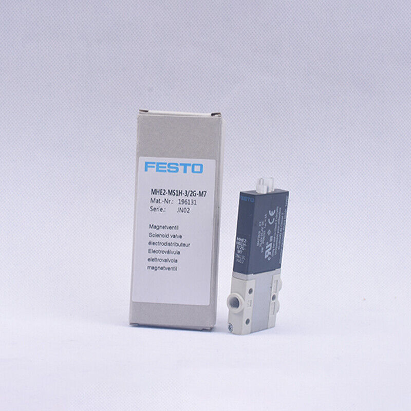 FESTO MHE2-MS1H-3/2G-M7 196131 AIR SOLenoid VALVE 1 Piece - FESTO