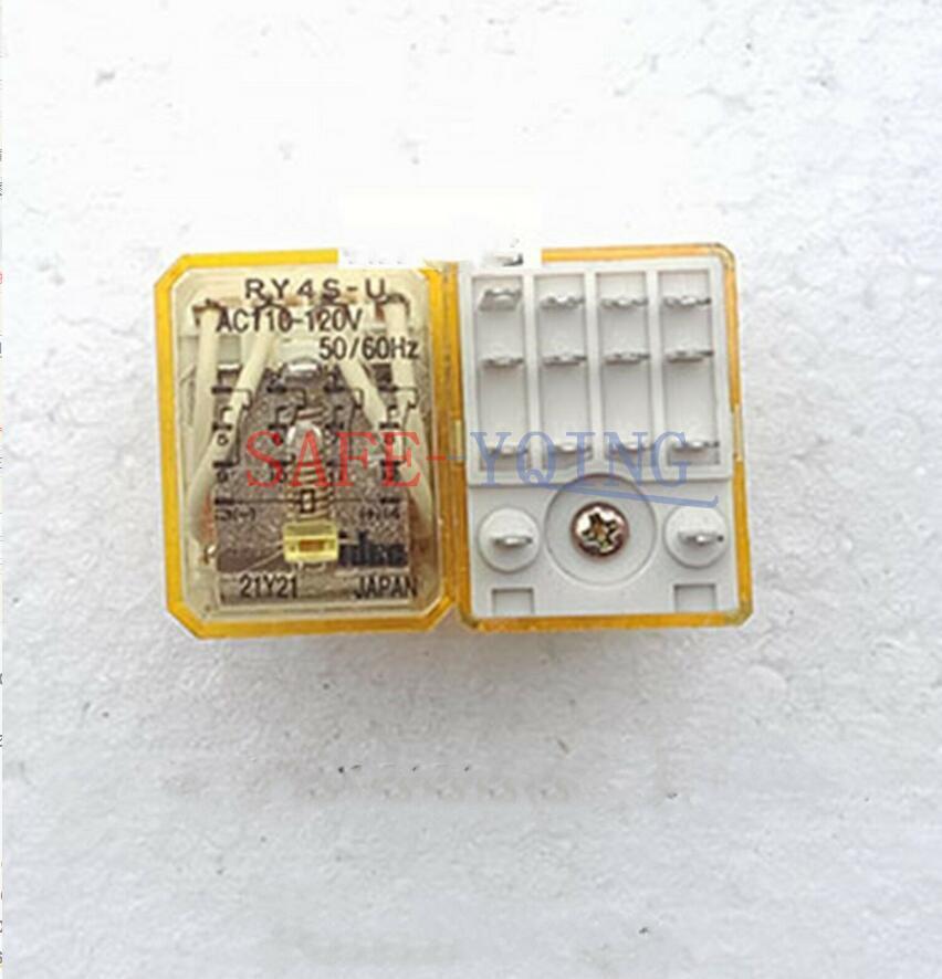 new 10pcs  IDEC relay RY4S-U AC110-120V 14 feet