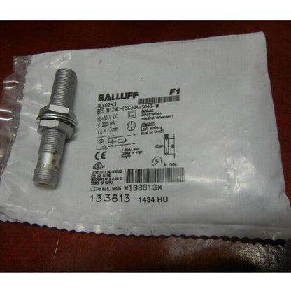 1PC BALLUFF BES M12ML-PSC30A-S04G-W Proximity Sensor - BALLUFF