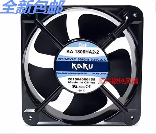 KAKU KA1806HA2-2 AC220V-240V 0.24/0.27A 18060 Axial Cooling Fan