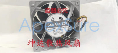 Sanyo 9SX1212P1K005 DC12V 4.4A 12038 High Airflow Violent Aluminum Frame Fan
