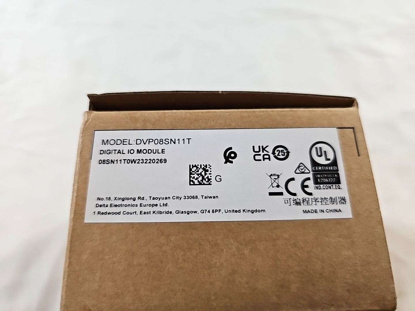 new DELTA DVP08SN11T 8 TRANSISTOR OUTPUT FUNCTION PLC MODULE - DELTA