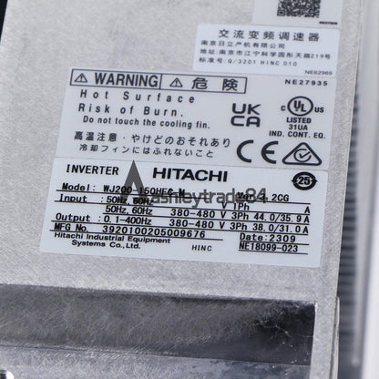 HITACHI Inverter WJ200-150HFC-M 15KW - HITACHI