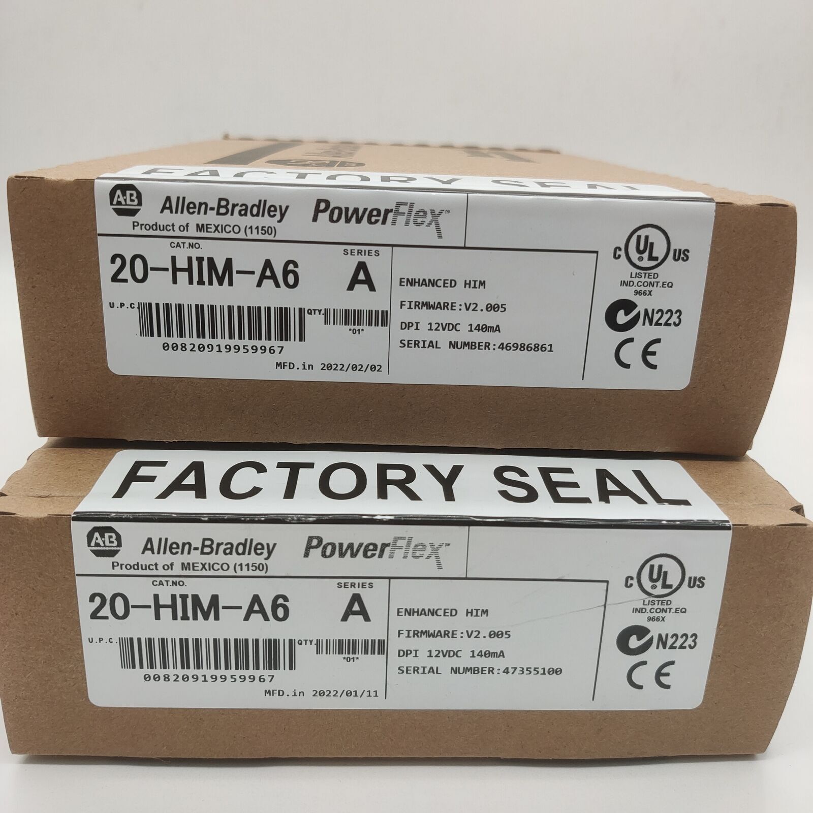 20HIM-A6 Allen-Bradley PowerFlex Architecture Class HIM 20HIMA6, Brand New - ALLEN-BRADLEY