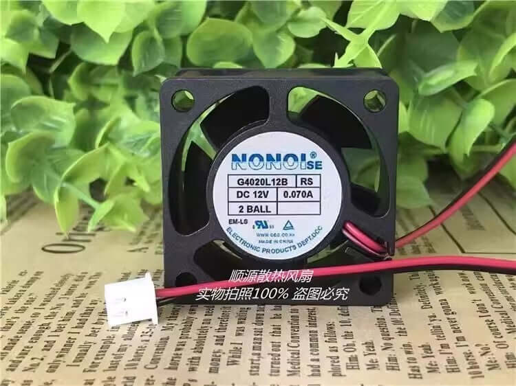 NONOl G4020L12B 4020 DC12V 0.070A 4CM 2-Pin Silent Cooling Fan