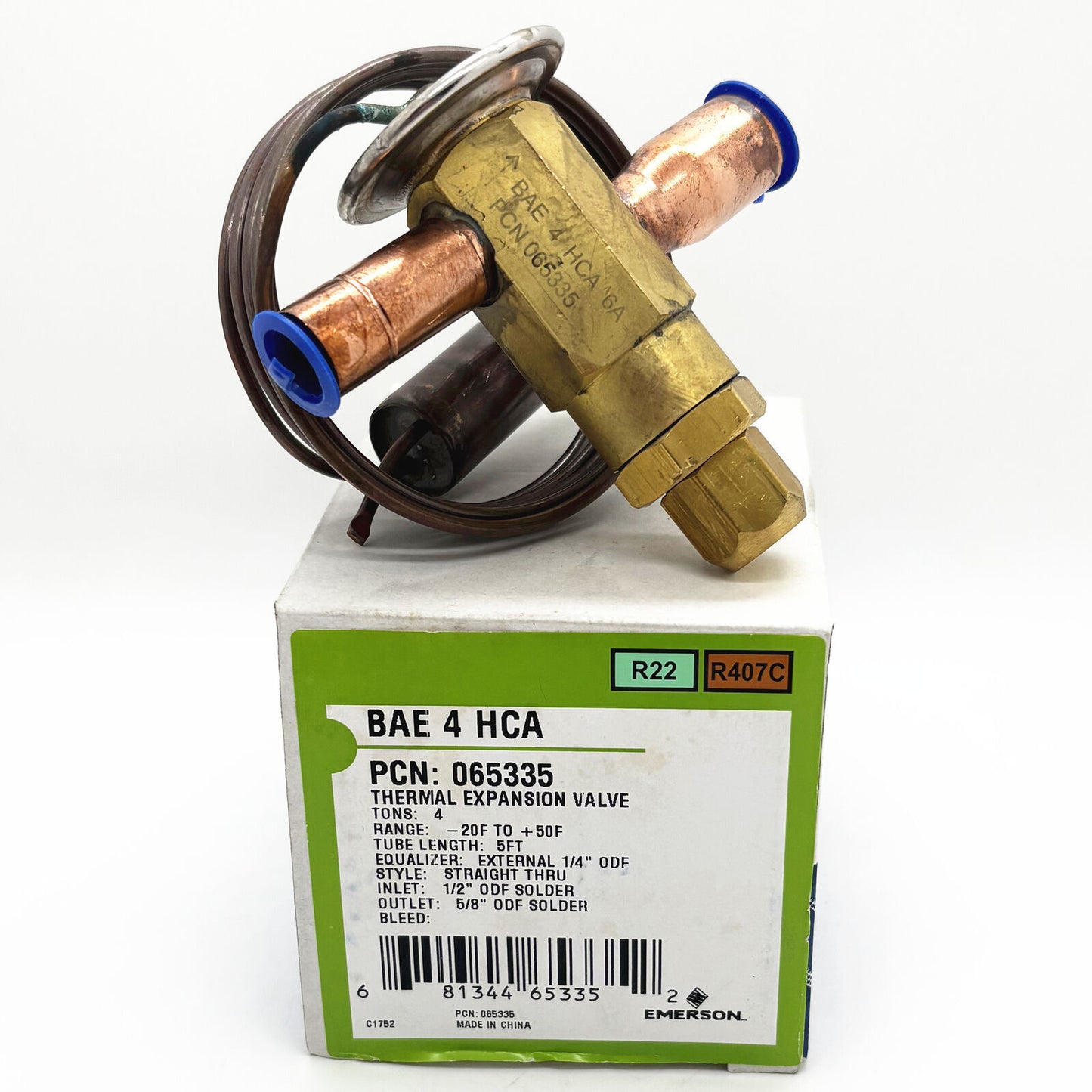 1pcs  EMERSON Thermal Expansion Valve BAE4HCA 14KW （R22 R407C）