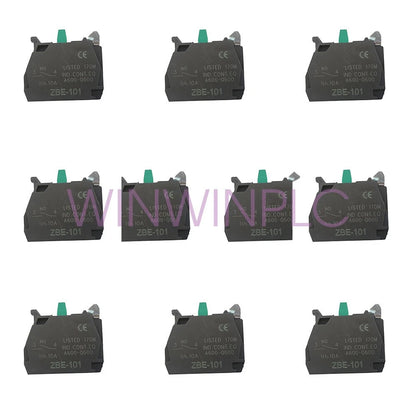 10PCS Single contact block silver alloy screw clamp terminal 1NO ZBE101 ZBE-101
