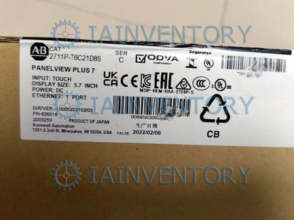 Allen Bradley 2711P-T6C21D8S with 2-Year - ALLEN BRADLEY