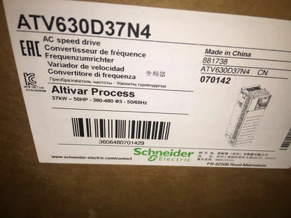 SCHNEIDER Variable Speed Drive ATV630D37N4 - SCHNEIDER