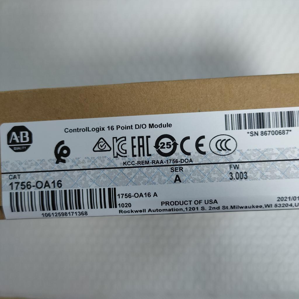 ControlLogix 16 Point Module AB 1756-OA16 Sealed Factory - CONTROL LOGIX