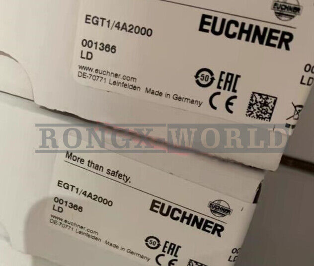 Euchner Safety Switch Sensor EGT1/4A2000 – Industrial Safety Switch with 24V DC, 4A Continuous Rating - EUCHNER