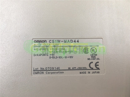 Omron A/D D/A Unit CS1W-MAD44 CS1WMAD44 1Pcs/