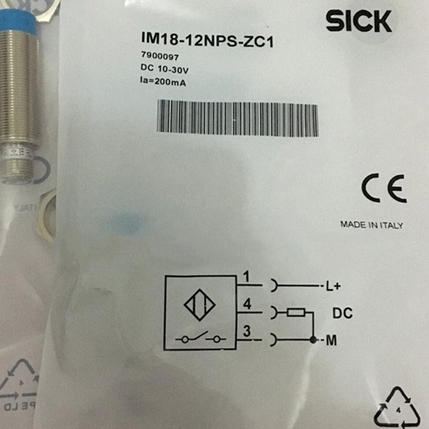 ONE SICK IM18-12NPS-ZC1 Photoelectric Switch - SICK