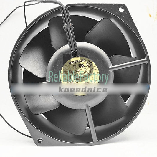 IKURA 1351-107 US7556M-TP-OT1-C10 220V 150mm 2 wire Cooling fan#QW