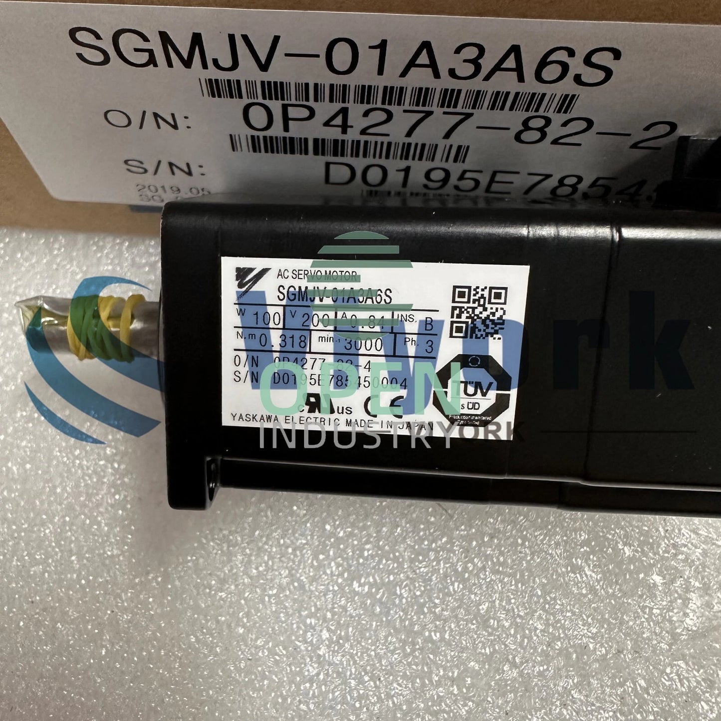 1PCS Yaskawa SGMJV-01A3A6S AC SERVO MOTOR