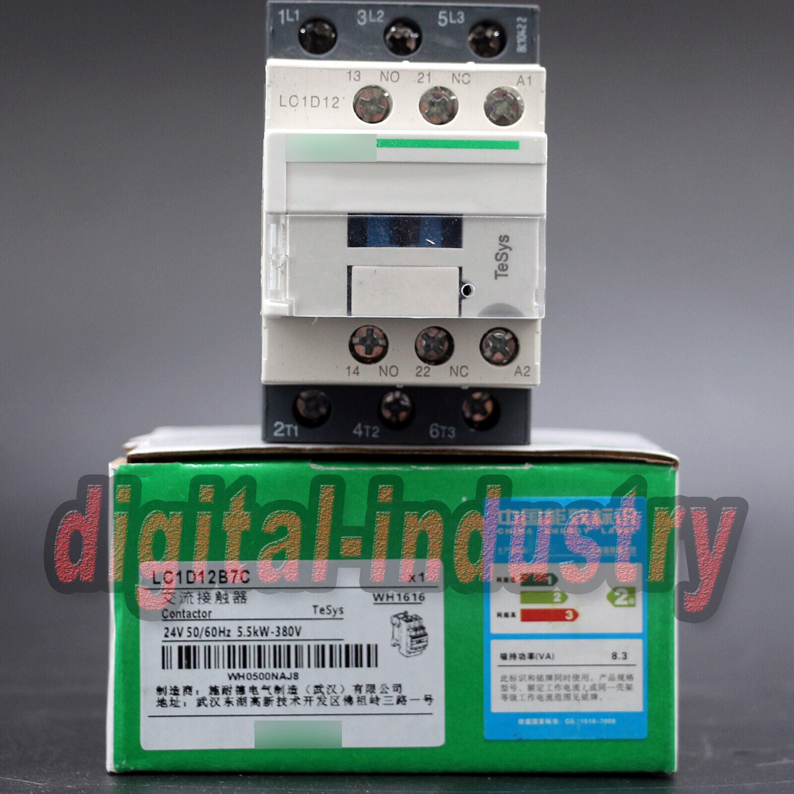 1PC TeSys D Contactor LC1-D12B7C Coil AC24V - TESYS