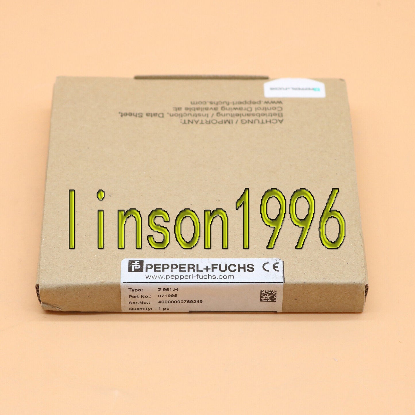 1-PC Pepperl+Fuchs Z961.H Barrier FAST - PEPPERL+FUCHS