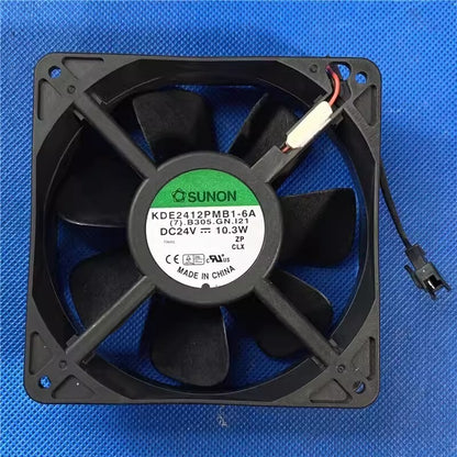 SUNON KDE2412PMB1-6A DC24V 10.3W 12038 12CM Dual Ball Inverter Cooling Fan