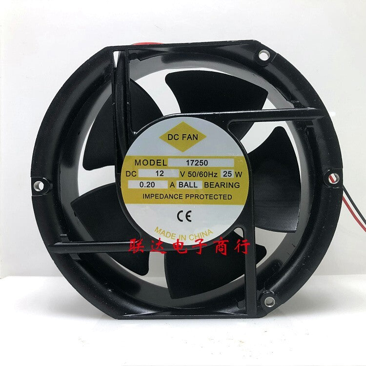 DC FAN 17250 12V 0.20A 25W 17CM inverter cooling fan