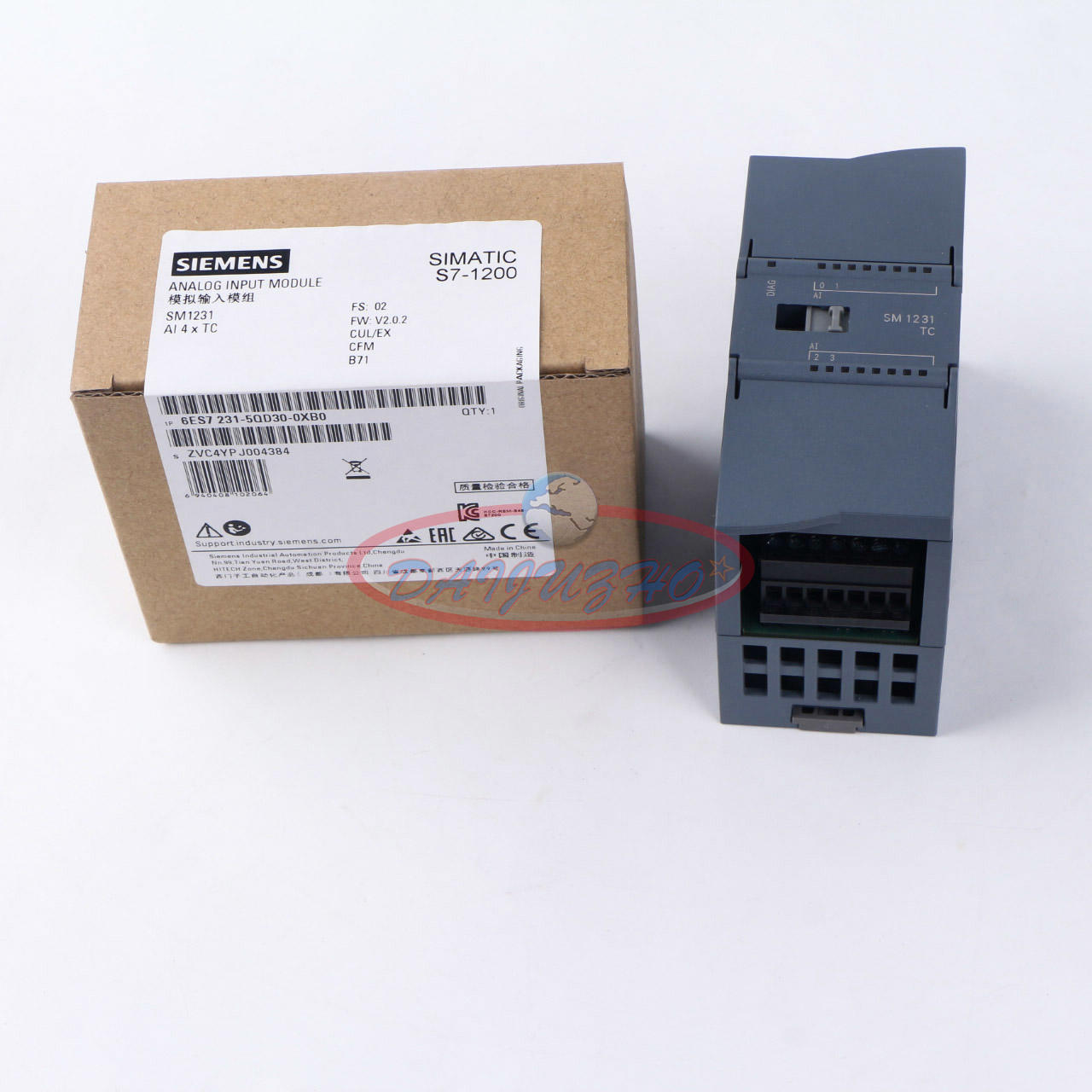 new ONE  Siemens 6ES7 231-5QD30-0XB0 Simatic S7-1200 Thermocouple Module