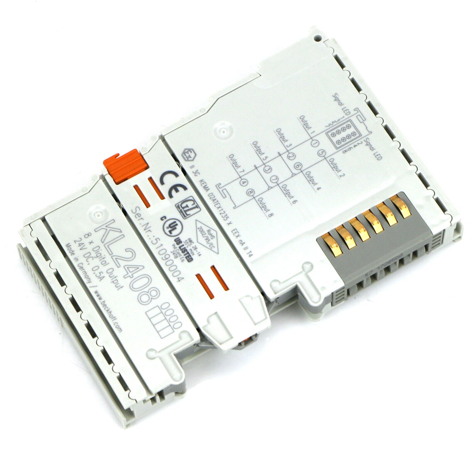 BECKHOFF KL2408 8-Channel Digital Terminal 24V US Stock - BECKHOFF