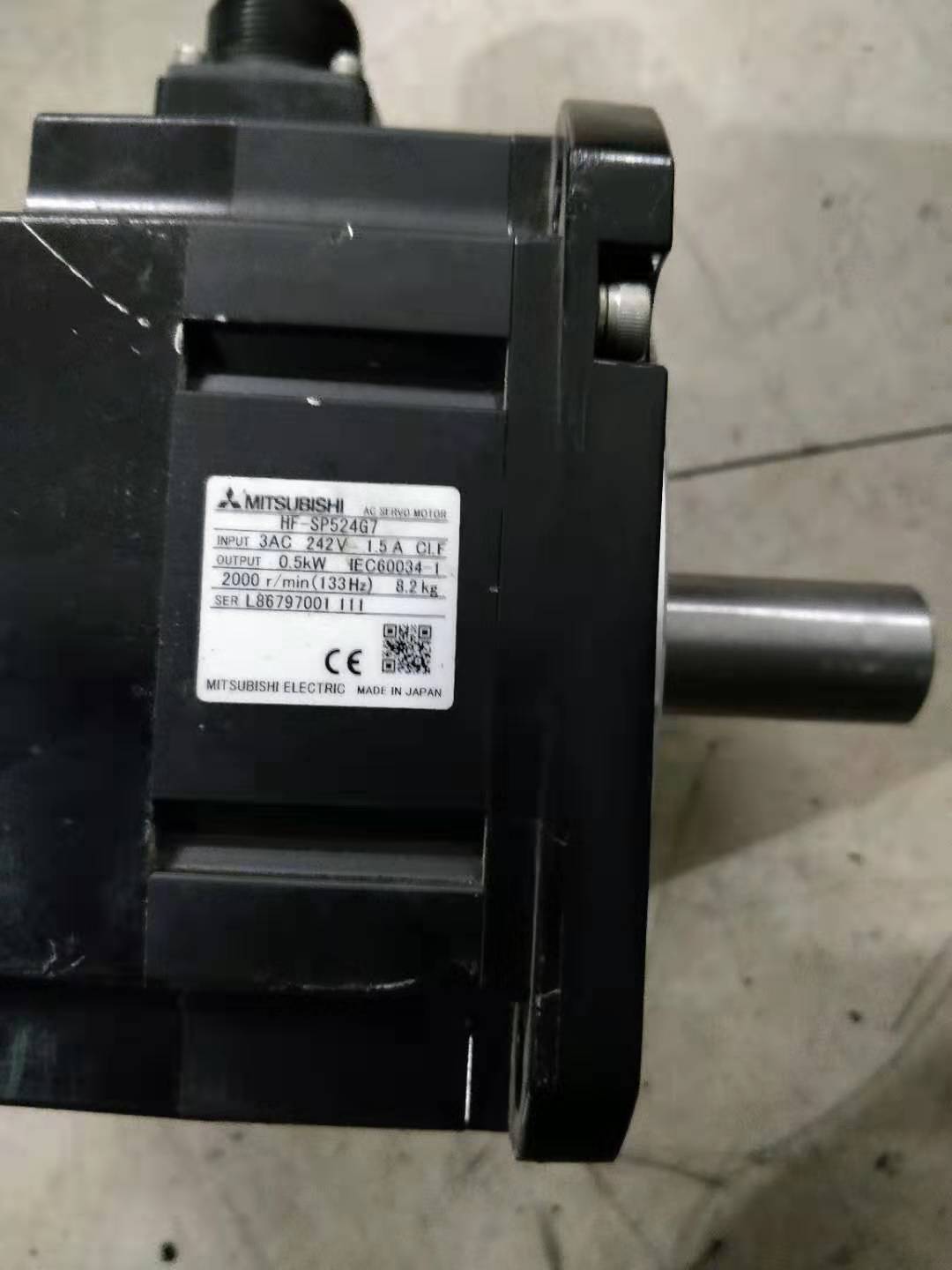 Used Mitsubishi Servo Motor HF-SP524G7 – Tested Good Condition - MITSUBISHI