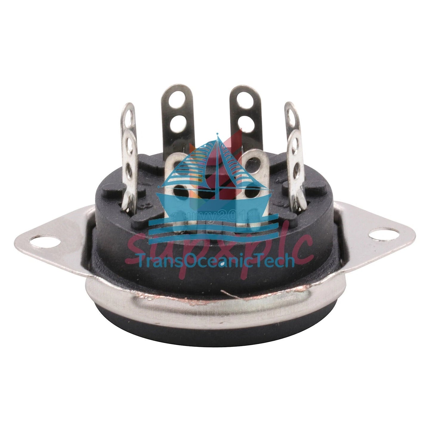 5PCS 8pin Bakelite Octal Valve Tube Socket For EL34 6V6 6L6 KT88 Chassis Mount