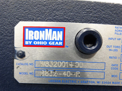 GROVE Gear IRONMAN Gear Reducer W8320014.00 (Used) - GROVE GEAR