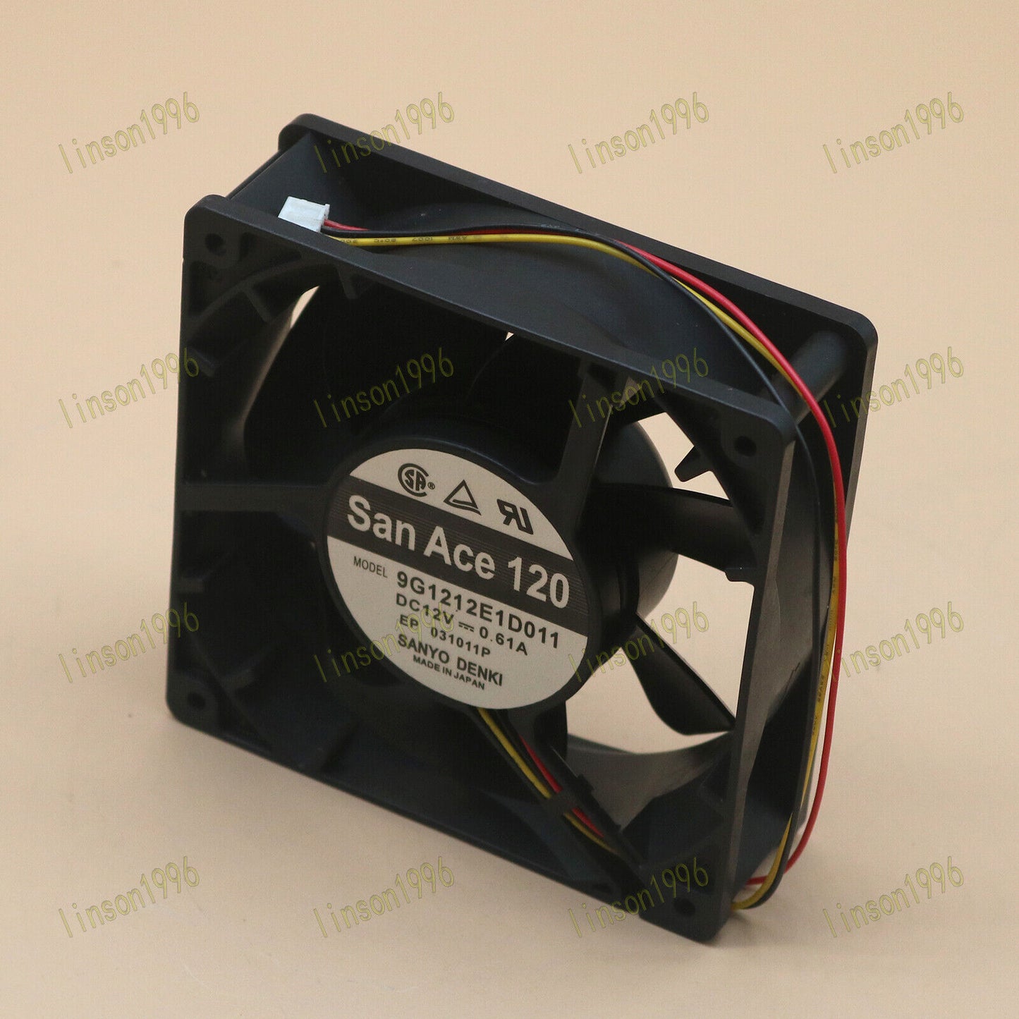 1Pcs SANYO 9G1212E1D011 12V 0.61A Fan Fast - SANYO