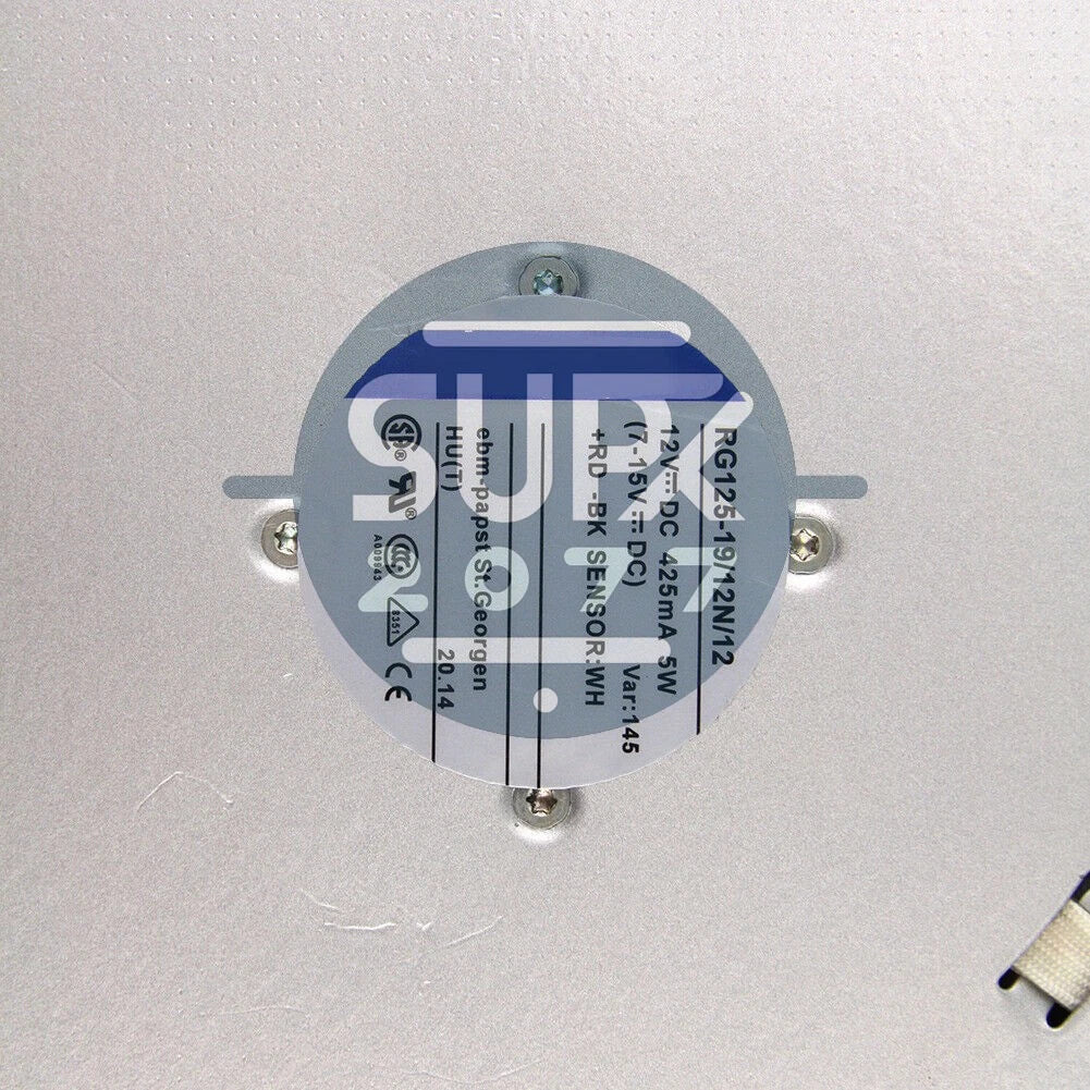 1Pcs RG125-19/12N/12 for 3-wire 180*180*40mm 12V 425mA 5W Square Blower Fan