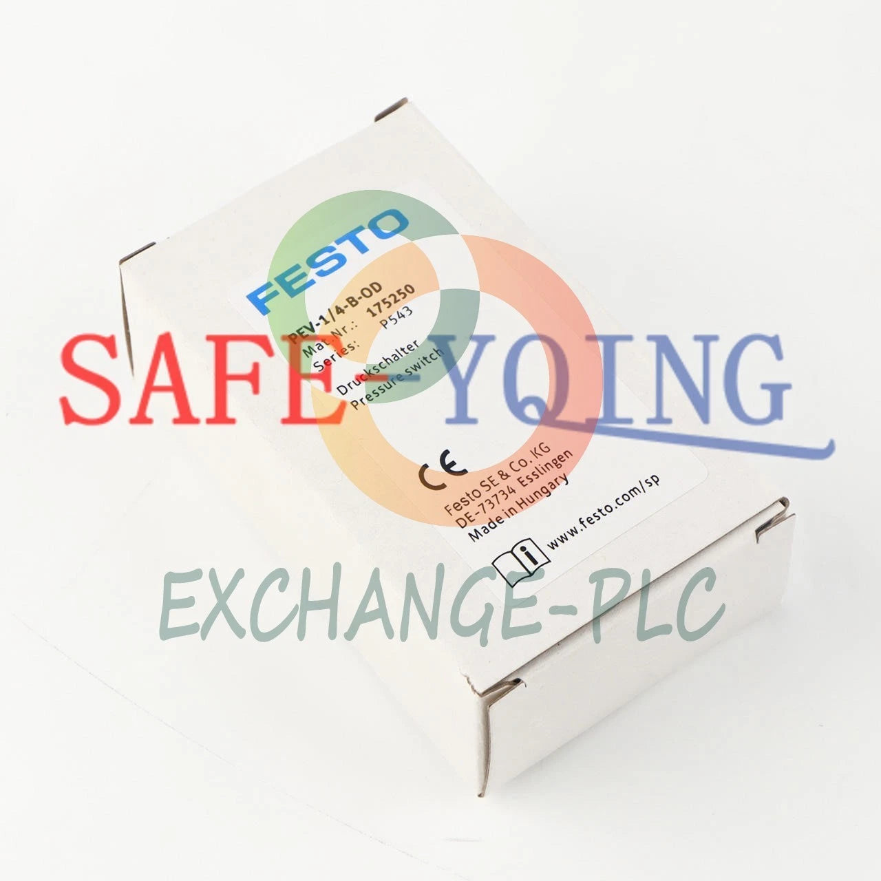 One Festo Pressure Switch PEV-1/4-B-OD 175250 #EX
