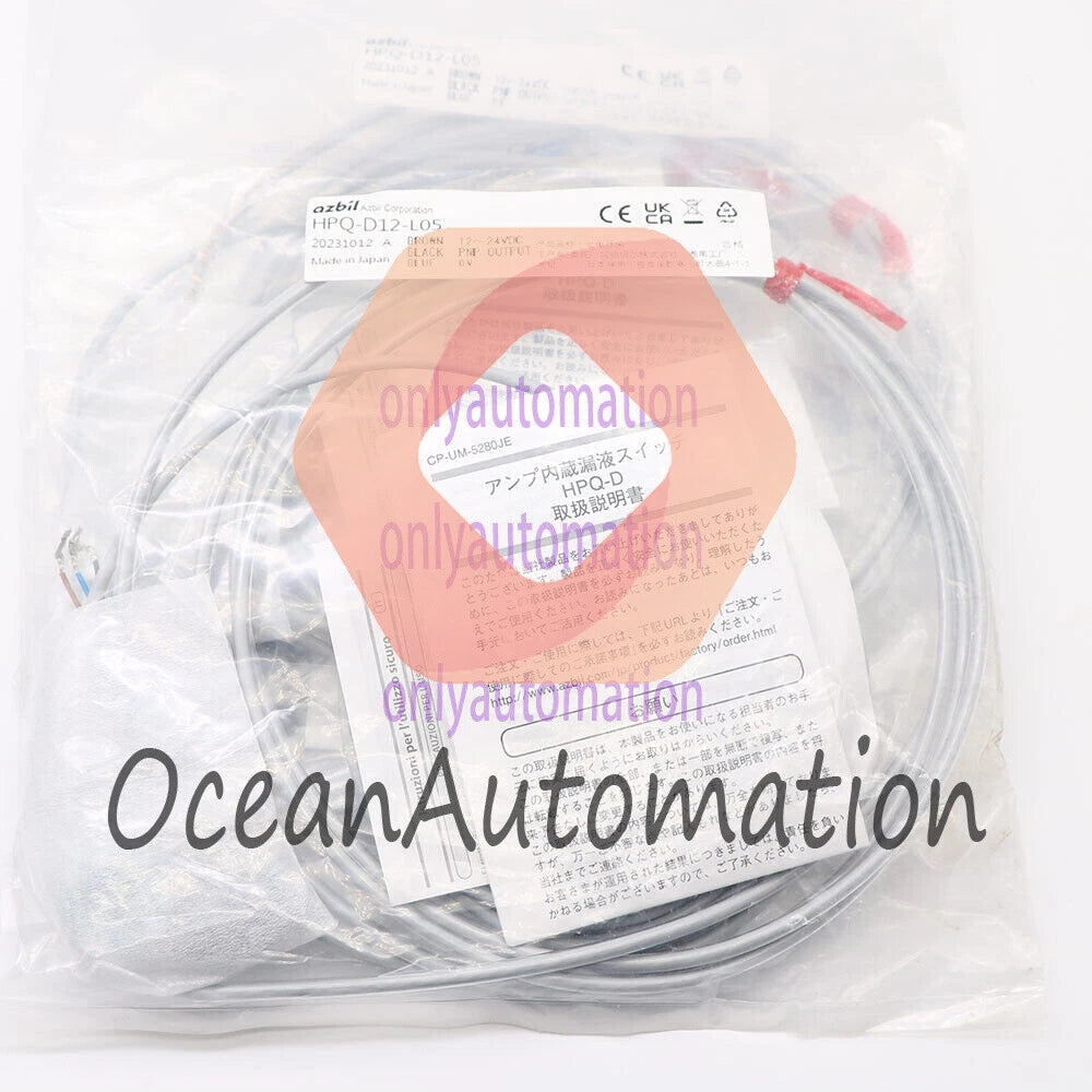 1PCS AZBIL HPQ-D12-L05 OPTICAL LIQUID LEAK DETECTOR/DETECTION SENSOR~